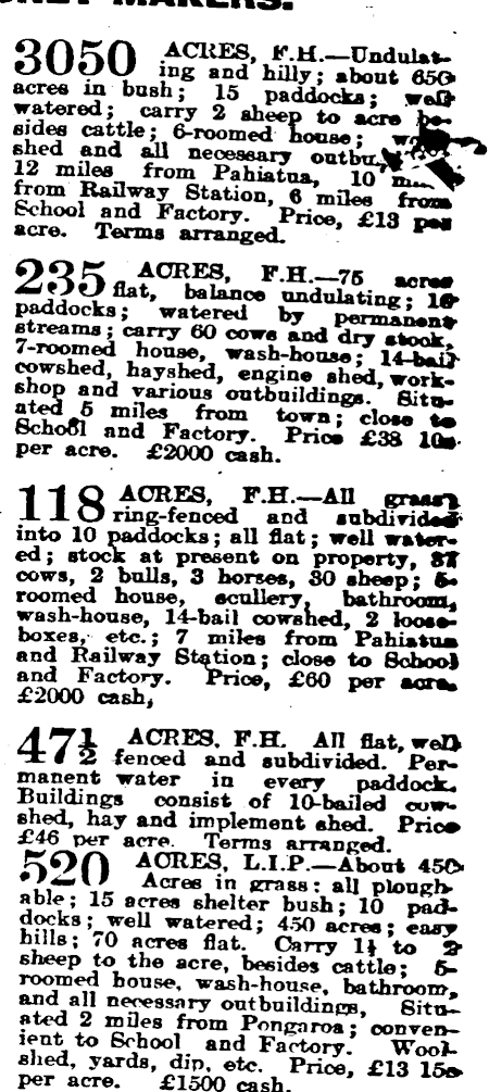 Papers Past Newspapers Pahiatua Herald 21 January 1921 Page 8 Advertisements Column 5