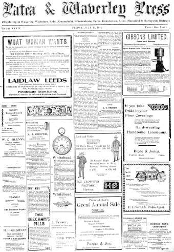 Issue page