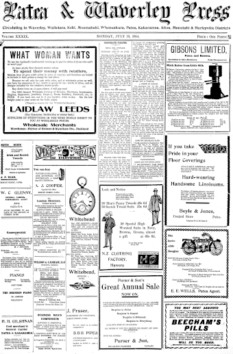 Issue page