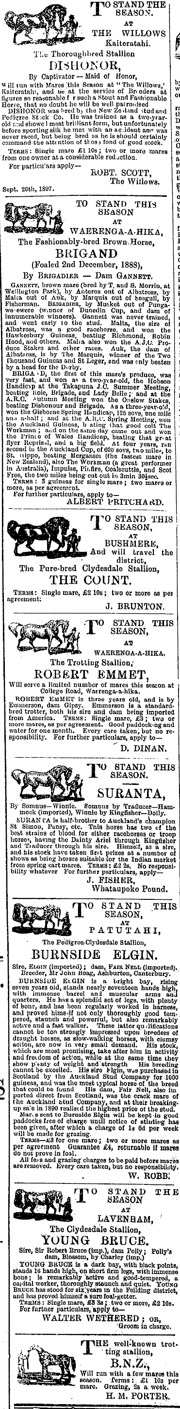 Papers Past Newspapers Poverty Bay Herald 23 October 17 Page 4 Advertisements Column 6