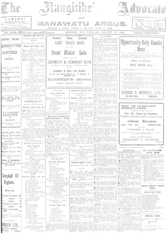 Issue page