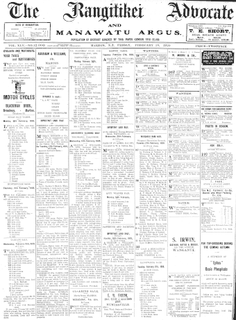 Issue page