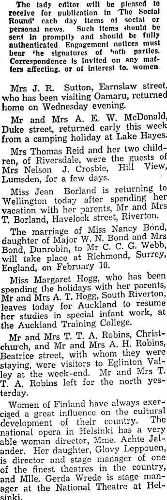 Papers Past | Newspapers | Southland Times | 2 February 1940 | The ...