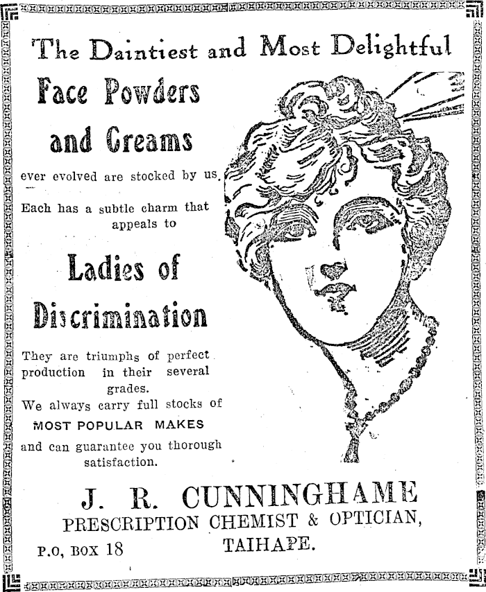 Papers Past Newspapers Taihape Daily Times 11 August 1919 Page 8 Advertisements Column 4