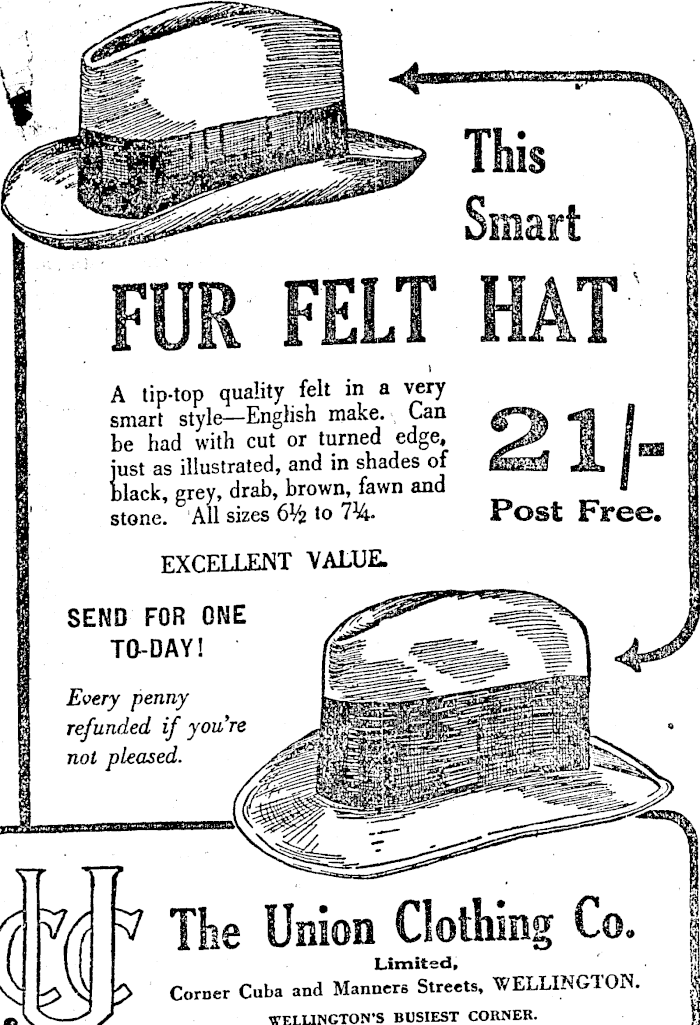 Papers Past Newspapers Taihape Daily Times 12 August 1919 Page 3 Advertisements Column 1