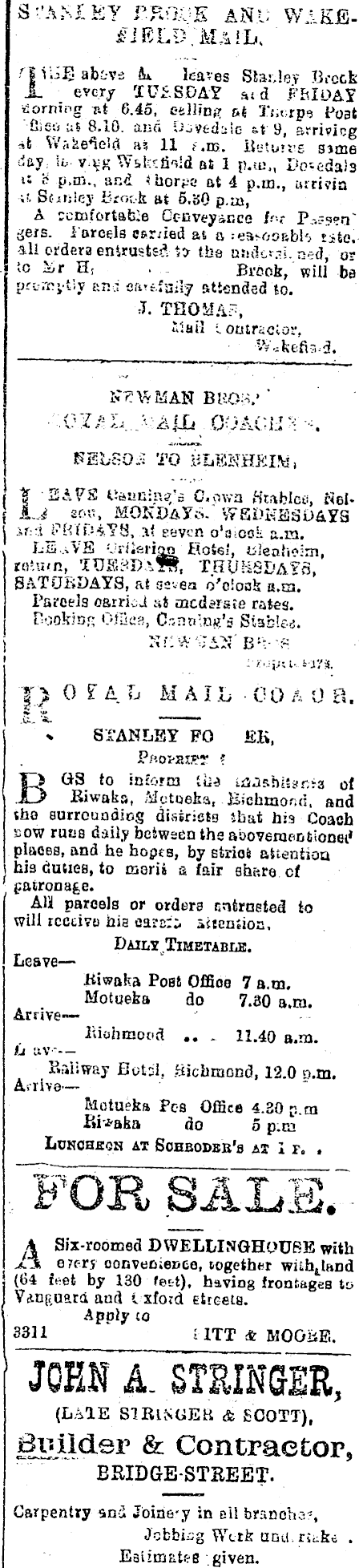 Papers Past Newspapers Colonist 8 May 1902 Page 1 Advertisements Column 5