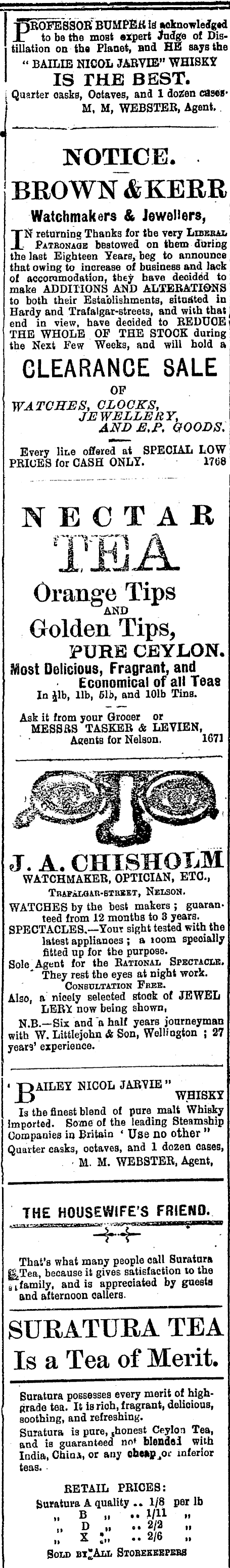 Papers Past | | Colonist | 1903 | Page Advertisements Column 5