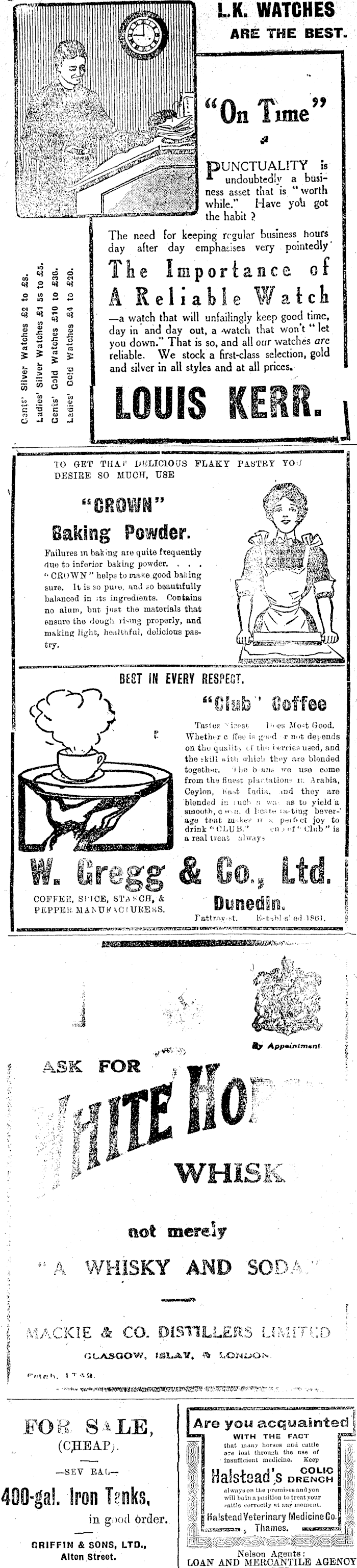 Papers Past Newspapers Colonist 10 April 1913 Page 7 Advertisements Column 1