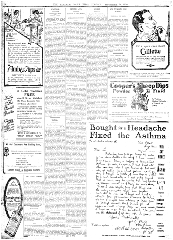 Issue page