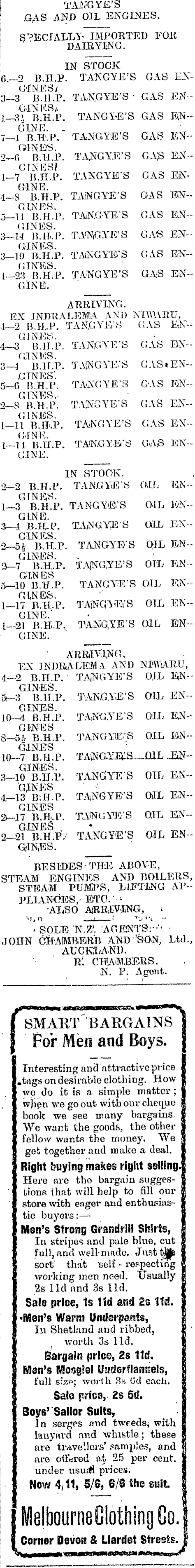 Papers Past Newspapers Taranaki Herald 18 June 1903 Page 7 Advertisements Column 2