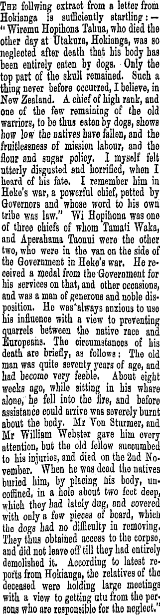 Papers Past | Newspapers | Thames Advertiser | 14 December 1876 | BODY ...