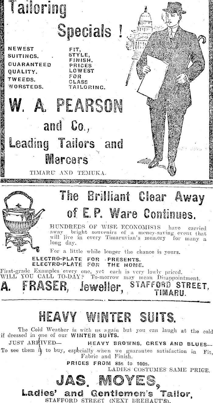 Papers Past Newspapers Timaru Herald 18 May 1914 Page 10 Advertisements Column 2