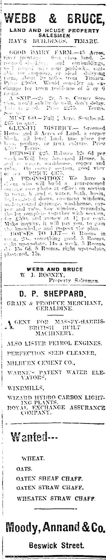 Papers Past Newspapers Timaru Herald July 1915 Page 12 Advertisements Column 8