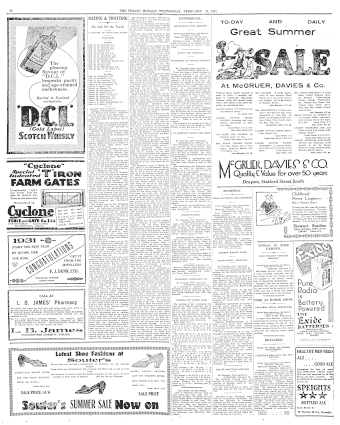 Issue page