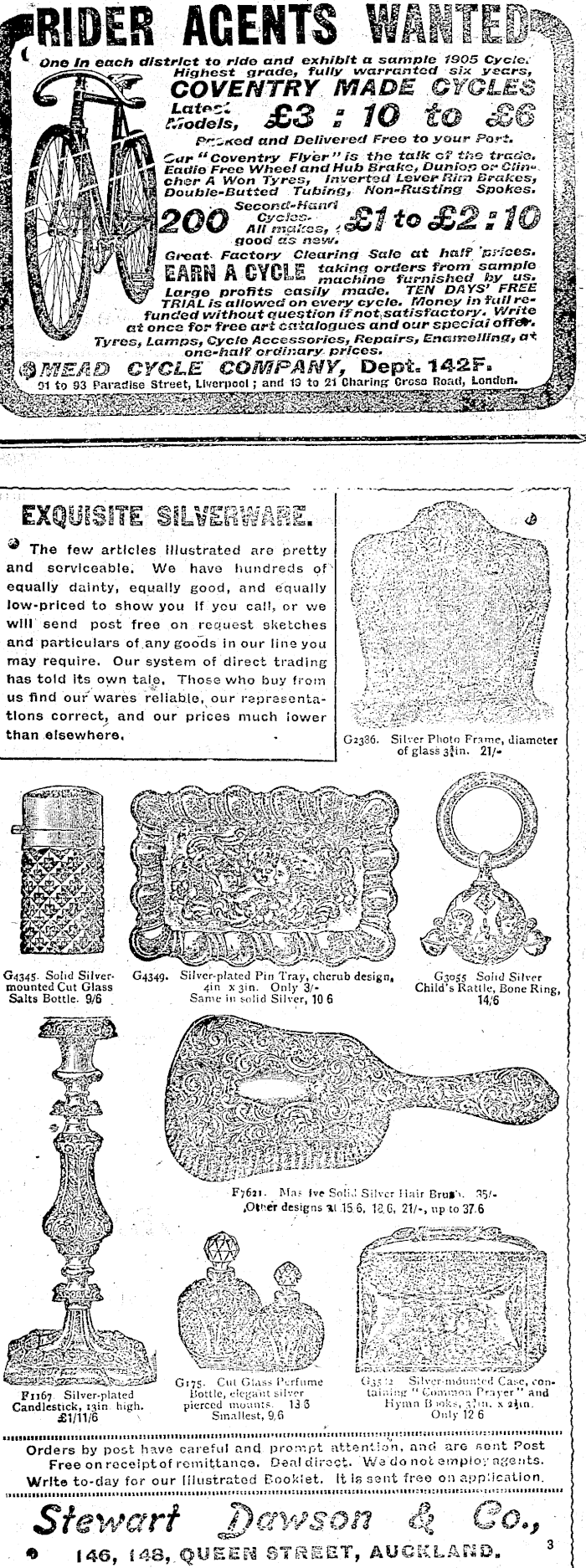 Papers Past Newspapers Thames Star 6 August 1906 Page 4 Advertisements Column 5