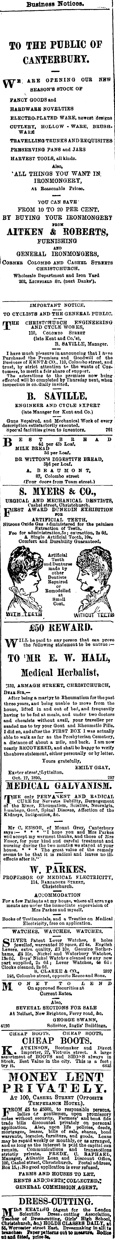 Papers Past Newspapers Star Christchurch 23 March 1891