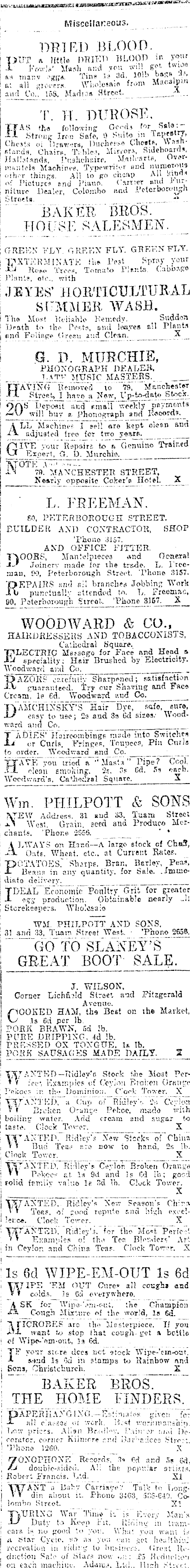 Papers Past Newspapers Star Christchurch 6 March 1915 Page 15 Advertisements Column 3