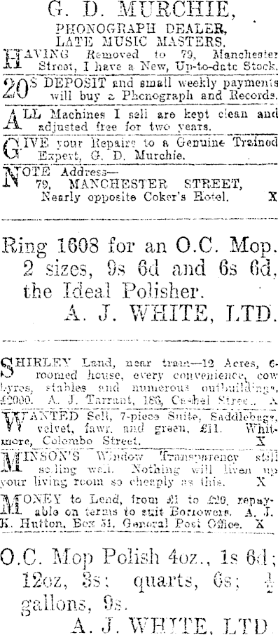 Papers Past Newspapers Star Christchurch 29 April 1915 Page 3 Advertisements Column 5