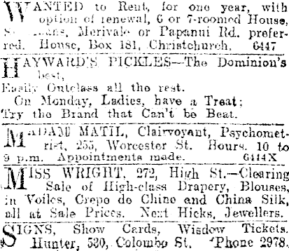 Papers Past Newspapers Star Christchurch 13 January 1917 Page 12 Advertisements Column 2