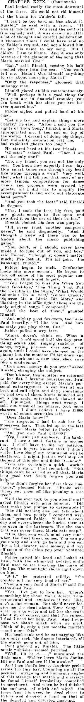 Papers Past Newspapers Star Christchurch 24 October 1933 Love Song