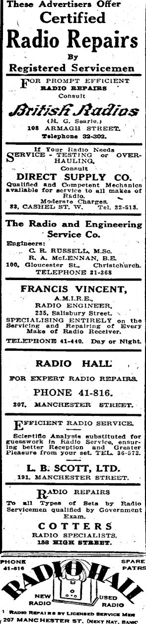 Papers Past | Newspapers | Star (Christchurch) | 28 July 1934 | Page 30  Advertisements Column 1