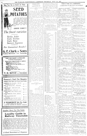 Issue page