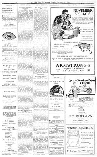 Issue page