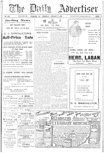 Issue page