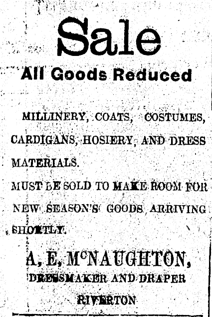 Papers Past Newspapers Western Star 12 August 1927 Page 2 Advertisements Column 1