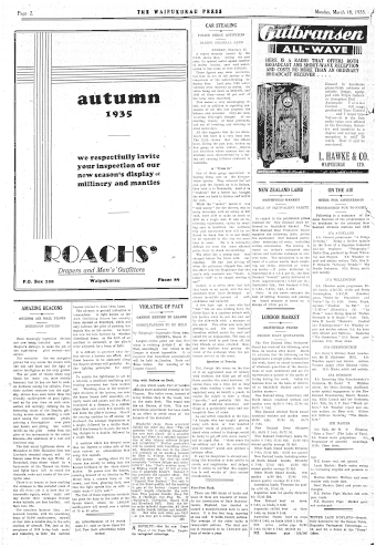 Issue page