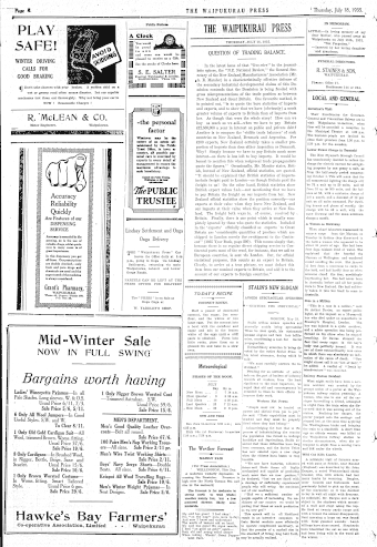 Issue page