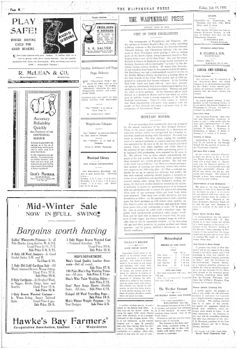 Issue page