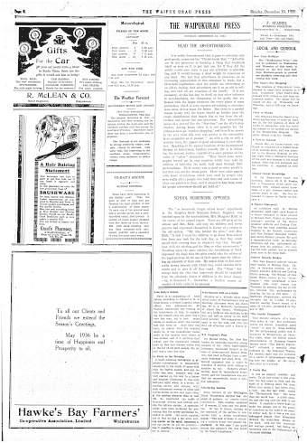 Issue page