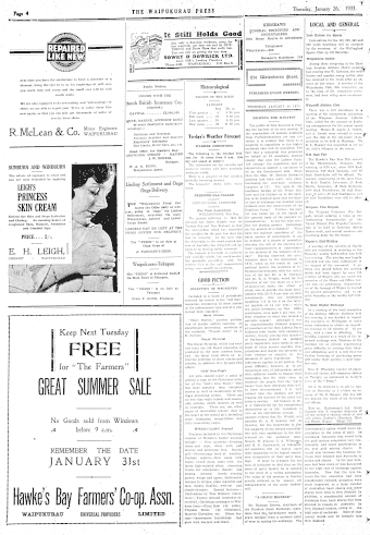 Issue page