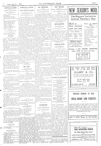 Issue page