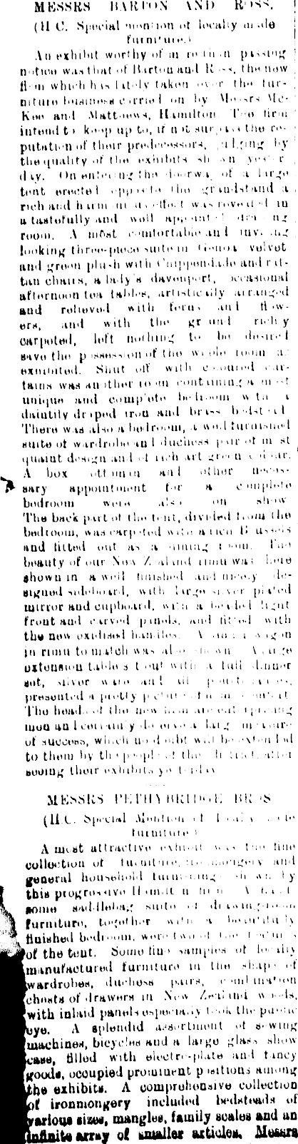 Papers Past Newspapers Waikato Times 10 November 1905 Waikato A And P 14th Annual Show