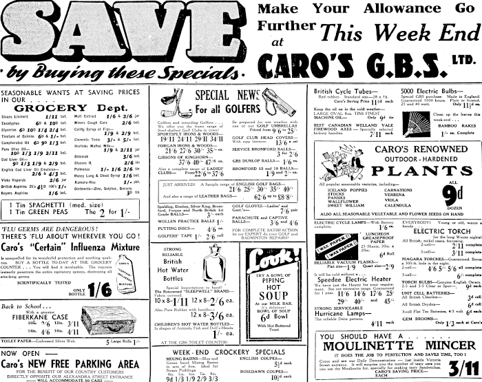 Papers Past Newspapers Waikato Times 18 May 1939 Page 12 Advertisements Column 1