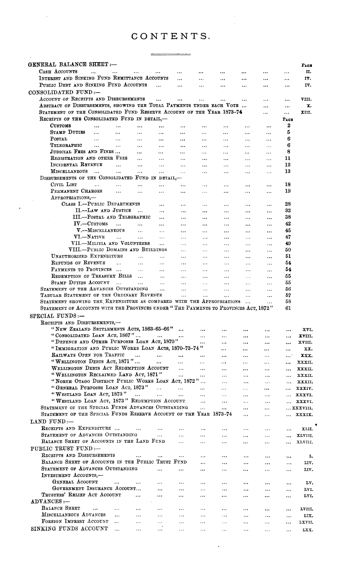 Papers Past, Parliamentary Papers, Appendix to the Journals of the House  of Representatives, 1873 Session I