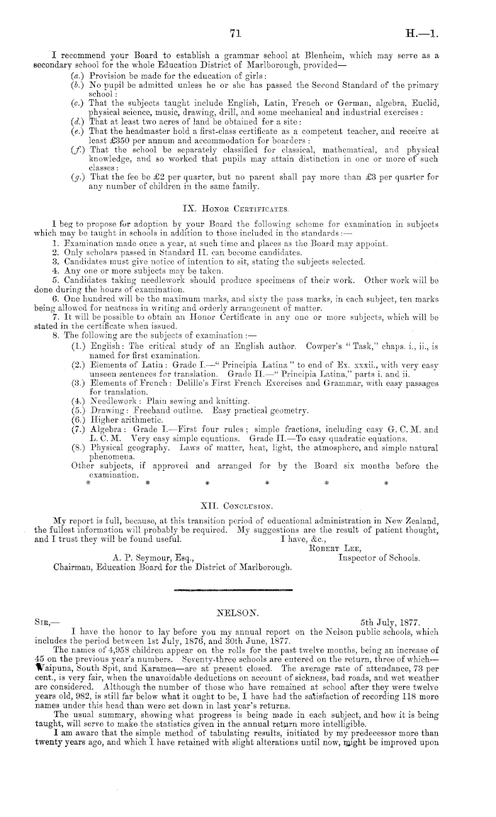 File 15/39 Rules for the clerical establishment examinations in