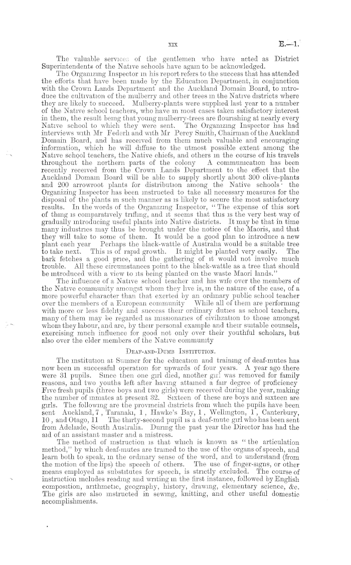 Papers Past Parliamentary Papers Appendix to the Journals of the House of Representatives 1884 Session I EDUCATION