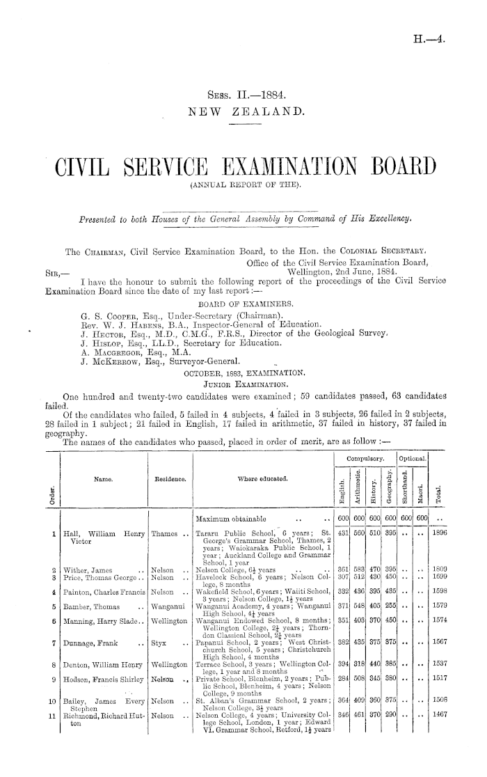 Papers Past Parliamentary Papers Appendix to the Journals of