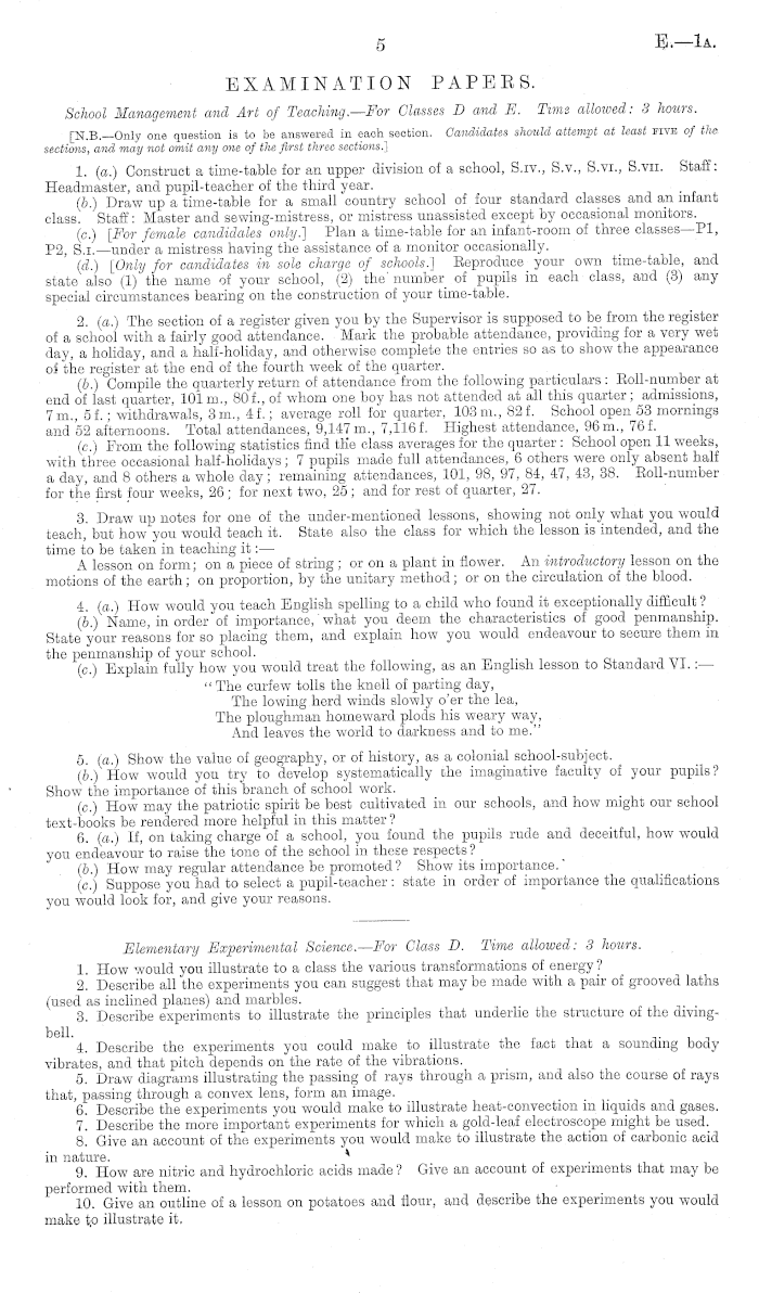 Papers Past Parliamentary Papers Appendix To The Journals Of The House Of Representatives 13 Session I Education Teachers And Civil Service