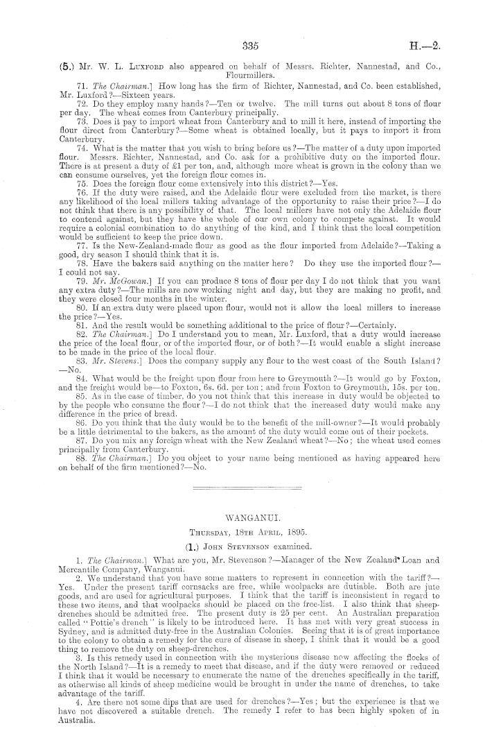 Papers Past, Parliamentary Papers, Appendix to the Journals of the House  of Representatives, 1895 Session I