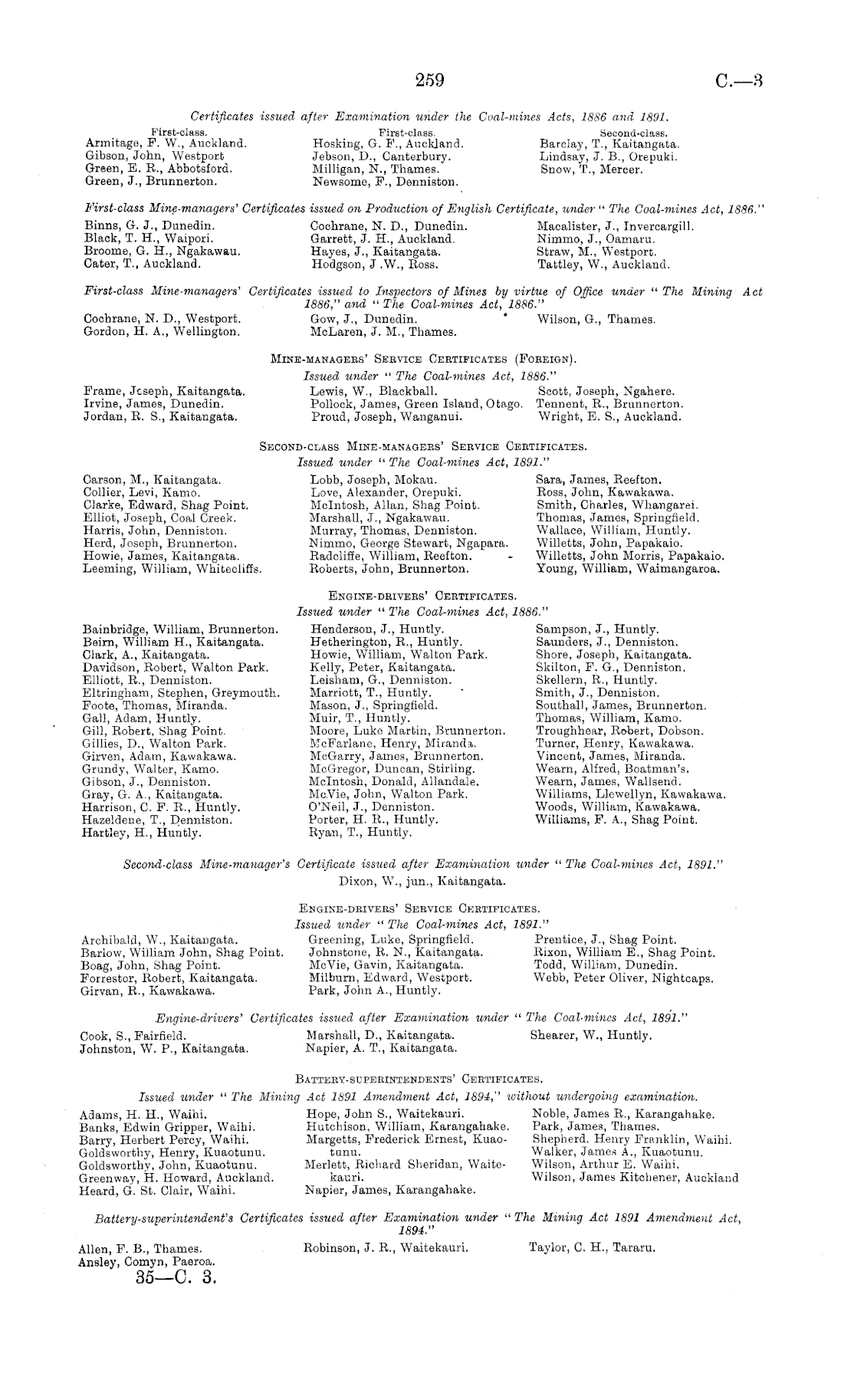 Papers Past Parliamentary Papers Appendix To The Journals Of The House Of Representatives 16 Session I Page 259