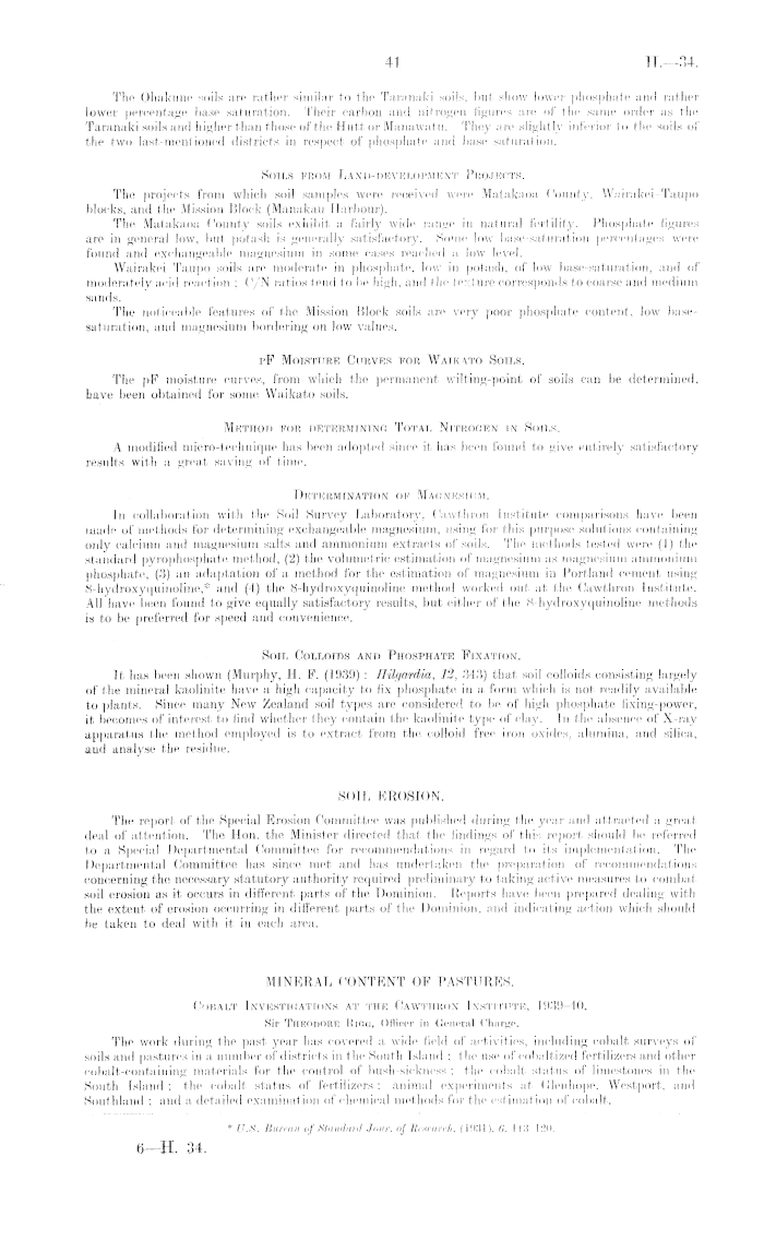 Papers Past | Parliamentary Papers | Appendix to the Journals of the House  of Representatives | 1940 Session I | DEPARTMENT OF SCIENTIFIC AND  INDUSTRIAL RESEARCH...