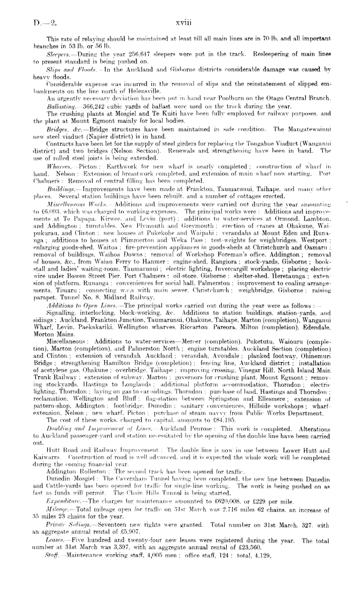 Papers Past Parliamentary Papers Appendix To The Journals Of The House Of Representatives 1910 Session I Railways Statement By The Minister Of Railways