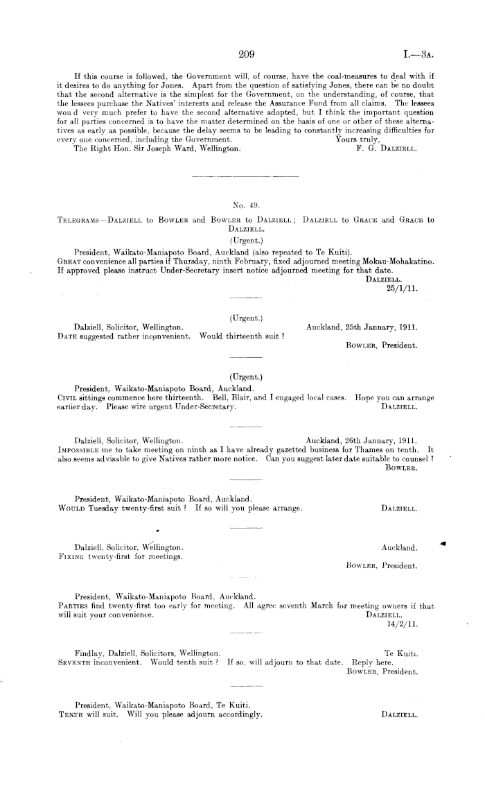 Papers Past | Parliamentary Papers | Appendix to the Journals of the House  of Representatives | 1911 Session I | NATIVE AFFAIRS COMMITTEE:  MOKAU-MOHAKATINO BLOCK....