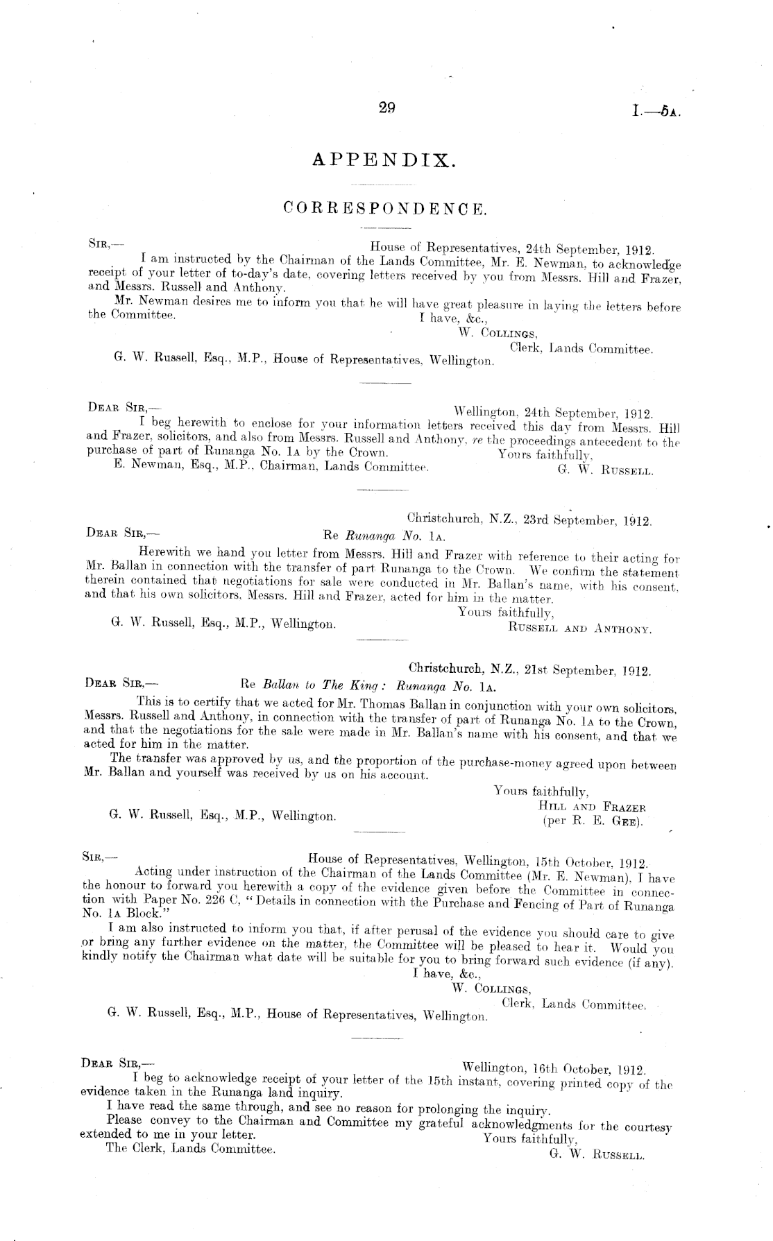 Papers Past, Parliamentary Papers, Appendix to the Journals of the House  of Representatives, 1912 Session II