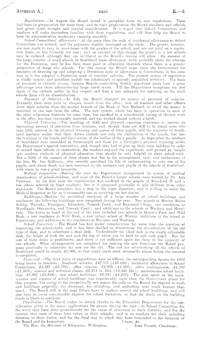 Kenna James Forced - Papers Past | Parliamentary Papers | Appendix to the Journals of the House  of Representatives | 1914 Session I | EDUCATION: PRIMARY EDUCATION. [In  continuation of...