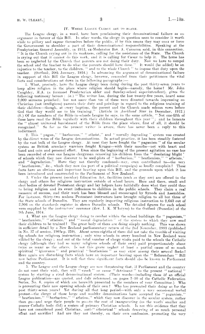 Papers Past Parliamentary Papers Appendix To The Journals Of The House Of Representatives 1914 Session I Education Committee Reports Of The On The